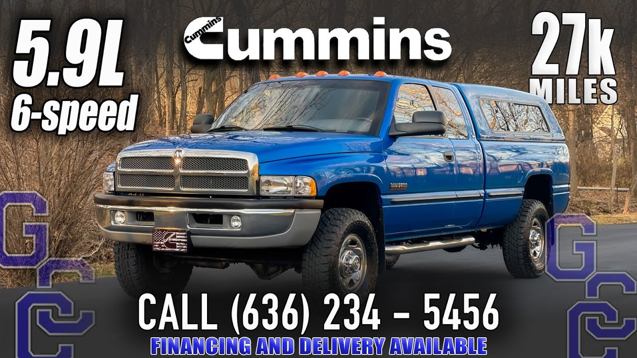 Продаётся Dodge Ram 2500 1999 года выпуска с механической коробкой передач 5.9 Cummins, дизельный...