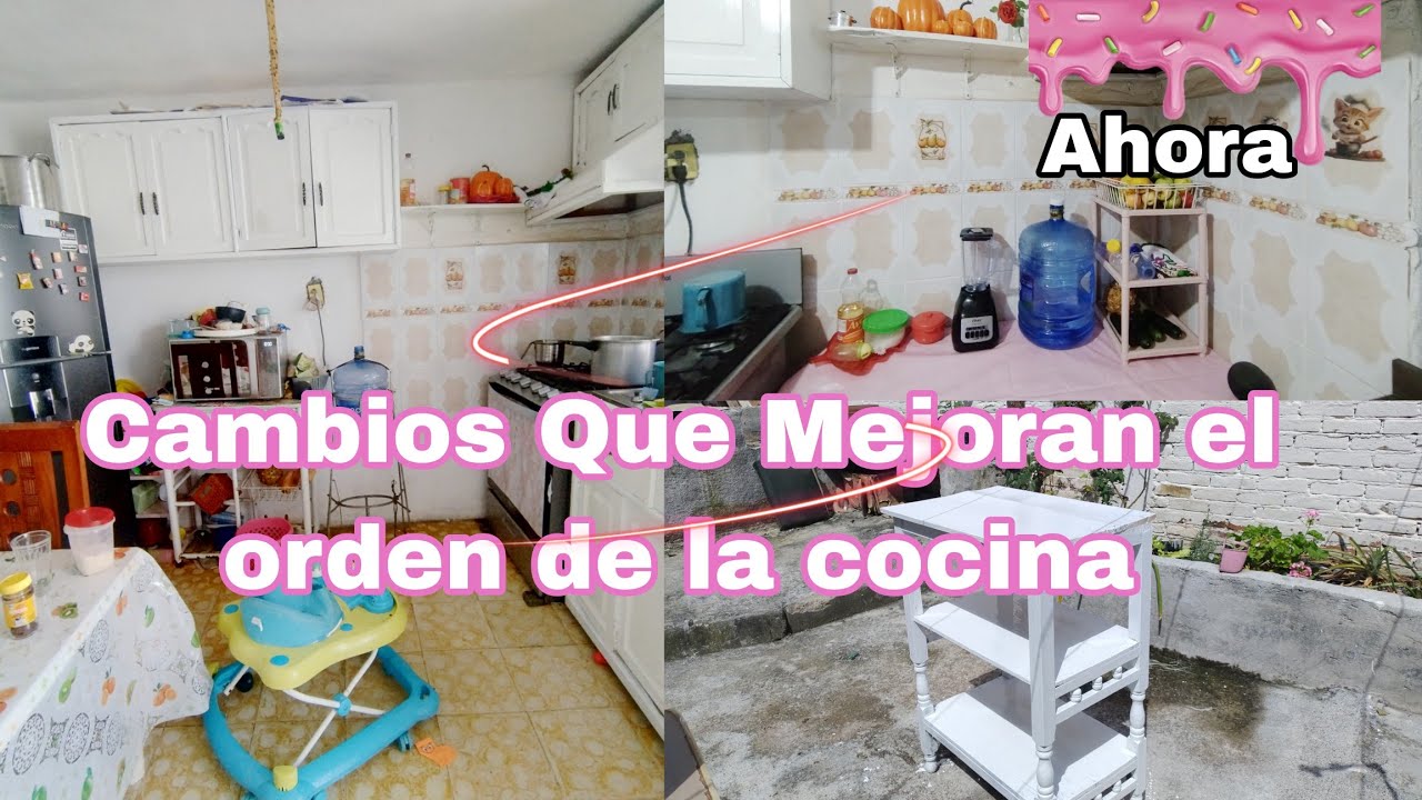 Cambios En La Cocina para Mejorar EL ORDEN✨ #cambiosencasa #hogar #mejorasparaelhogar 