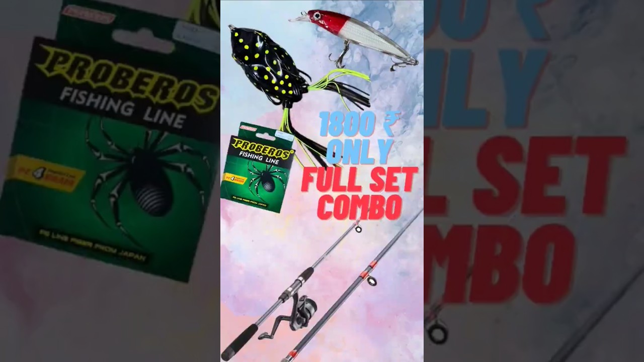 1800 Rs /- Full set Rod and reel comboKiller offer🔥 8714529655 whatsapp please ✅conform you're order