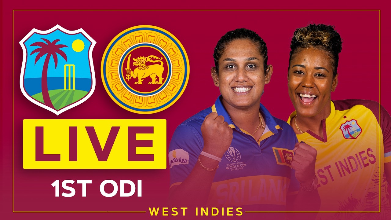 🔴 LIVE | West Indies v Sri Lanka | 1st ODI