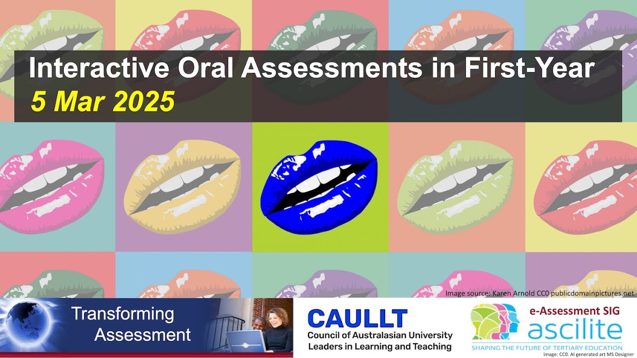 Interactive Oral Assessments in first-year (5 March 2025)