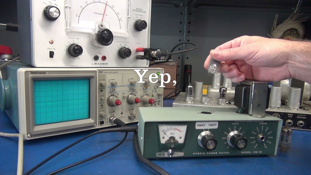 How to troubleshoot preamp tube amplifier microphonics Dynamic test device Example Fender Super amp