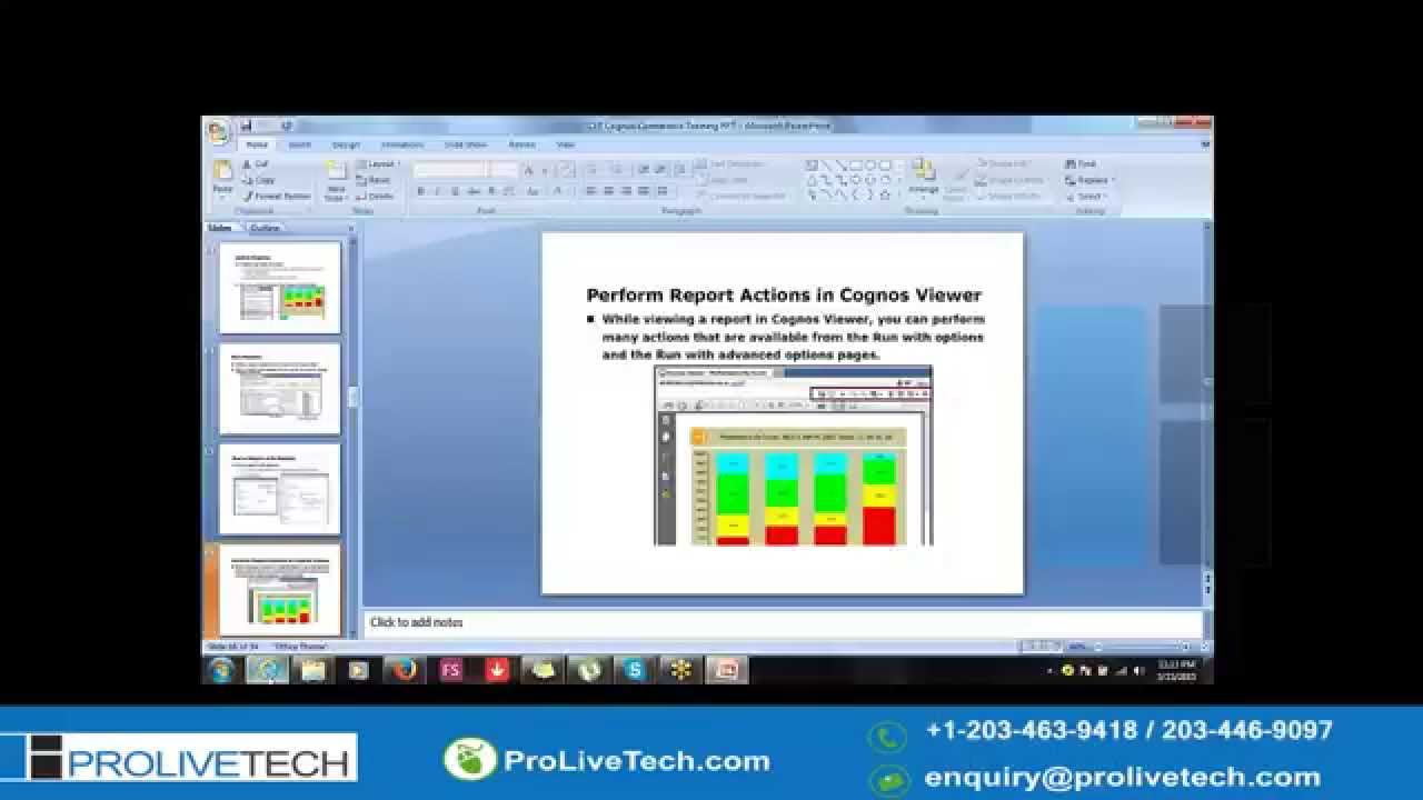 Cognos Online Training: Free Demo