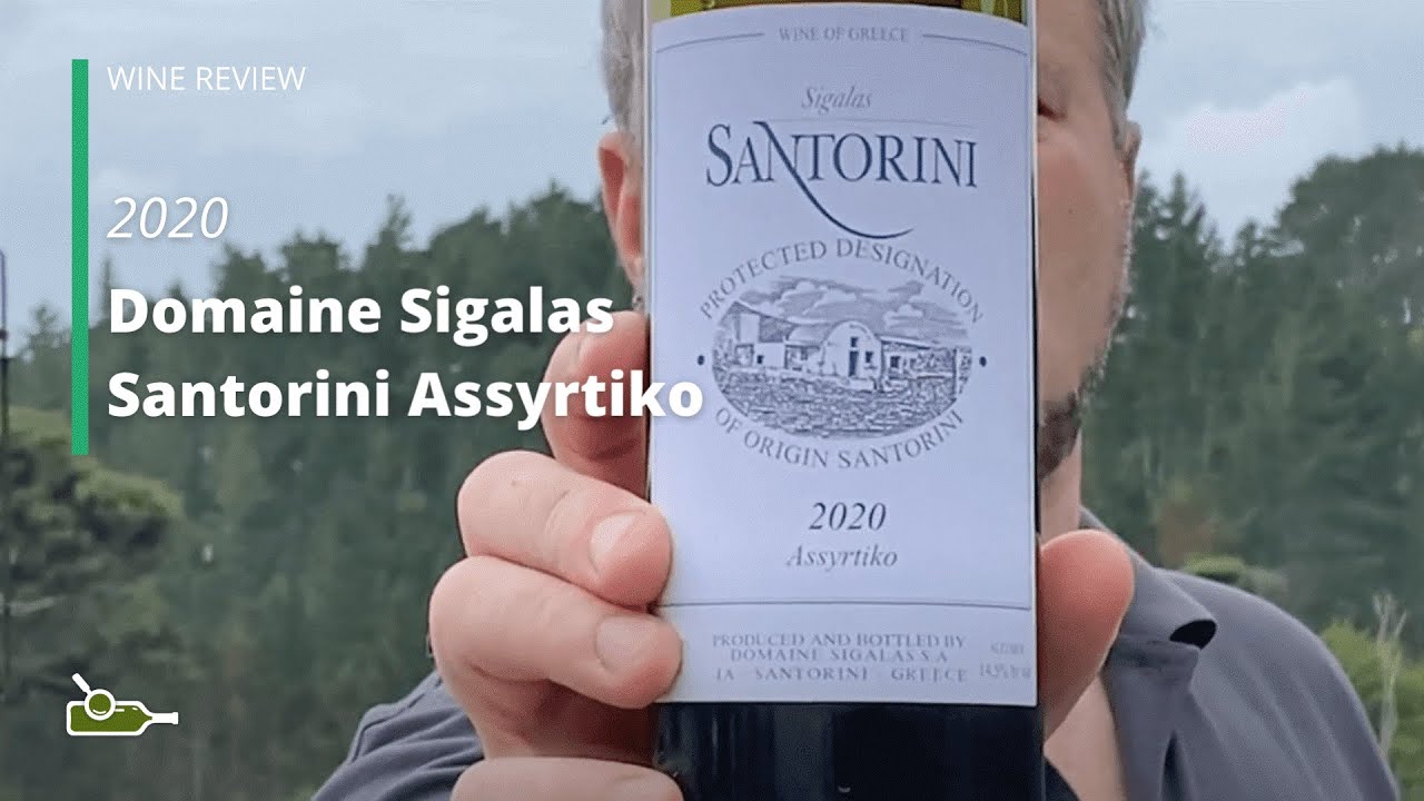 Обзор вина: Domaine Sigalas Santorini Assyrtiko 2020
