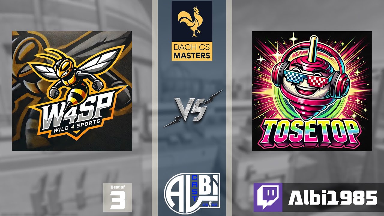 W4SP vs TOSETOP | #DACHCSMasters Season 3 Spk. 4 - Gruppe F | Bo3
