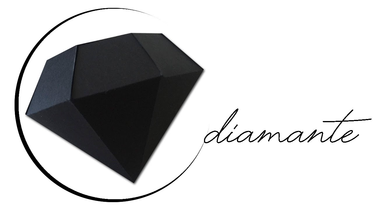 Diamante de papel (Fácil) | Plantilla