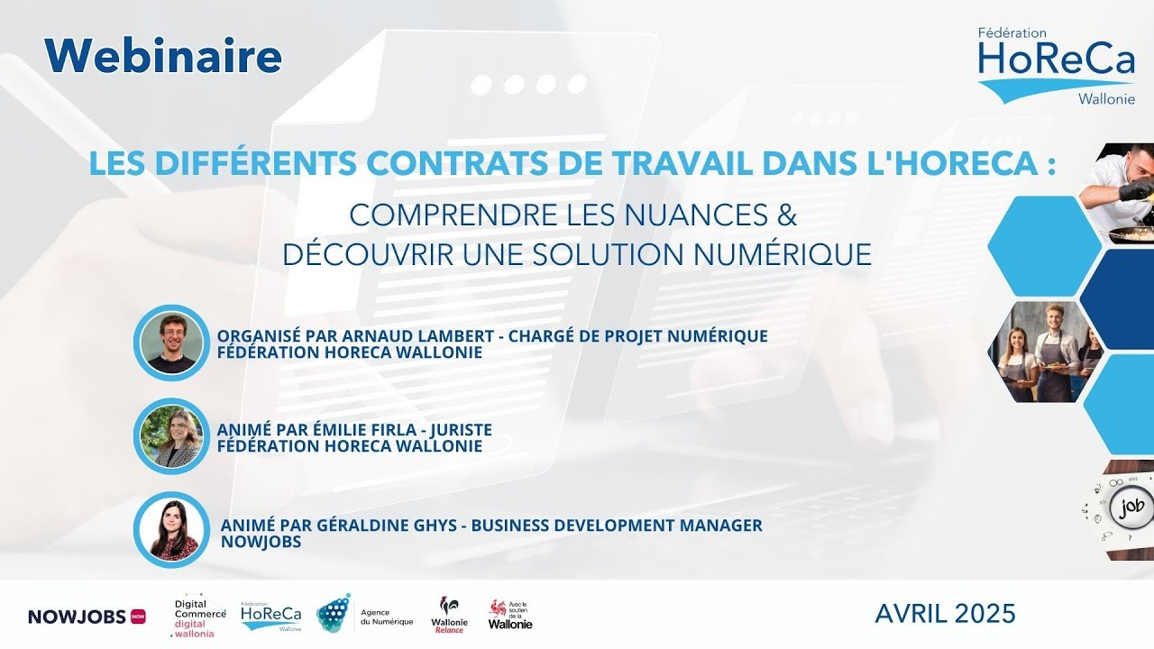 Les contrats de travail dans l'Horeca : comprendre les nuances et découvrir une solution numérique
