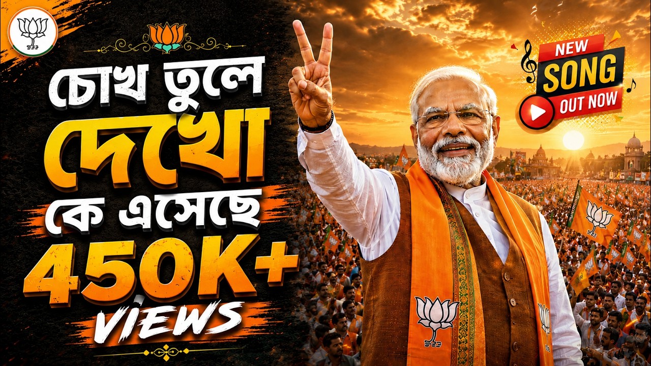 চোখ তুলে দেখো না কে এসেছে | Modi Bangla Song 2026 | BJP New Song | Bangla Viral Song