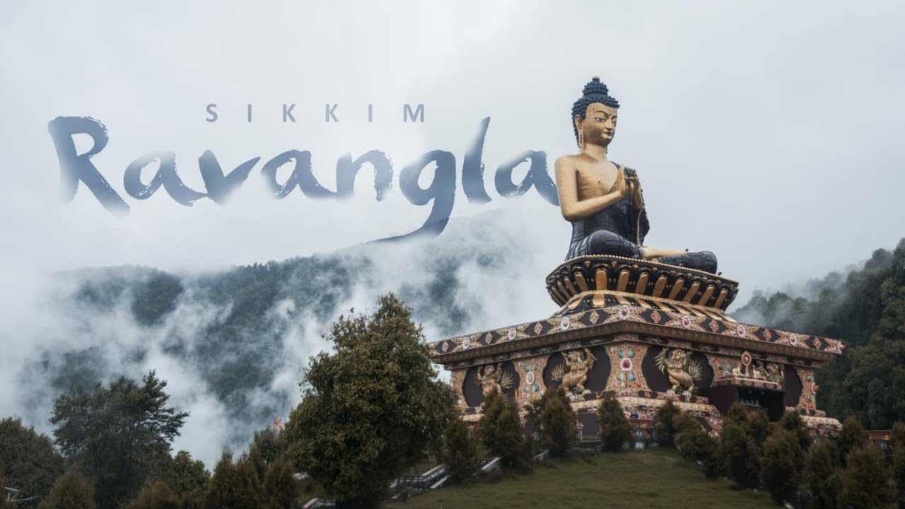 Ravangla :  Buddha park of south sikkim 👍 || Drone footage