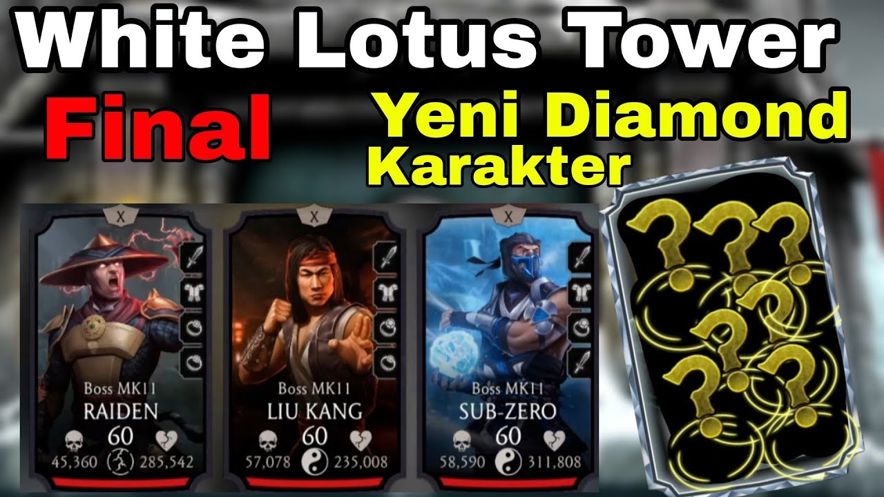 KULEYİ BİTİRDİM | Yeni Elmas Karakterim | White Lotus Tower Final | Mk Mobile