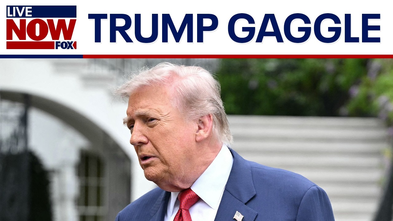 WATCH: Trump speaks outside the White House