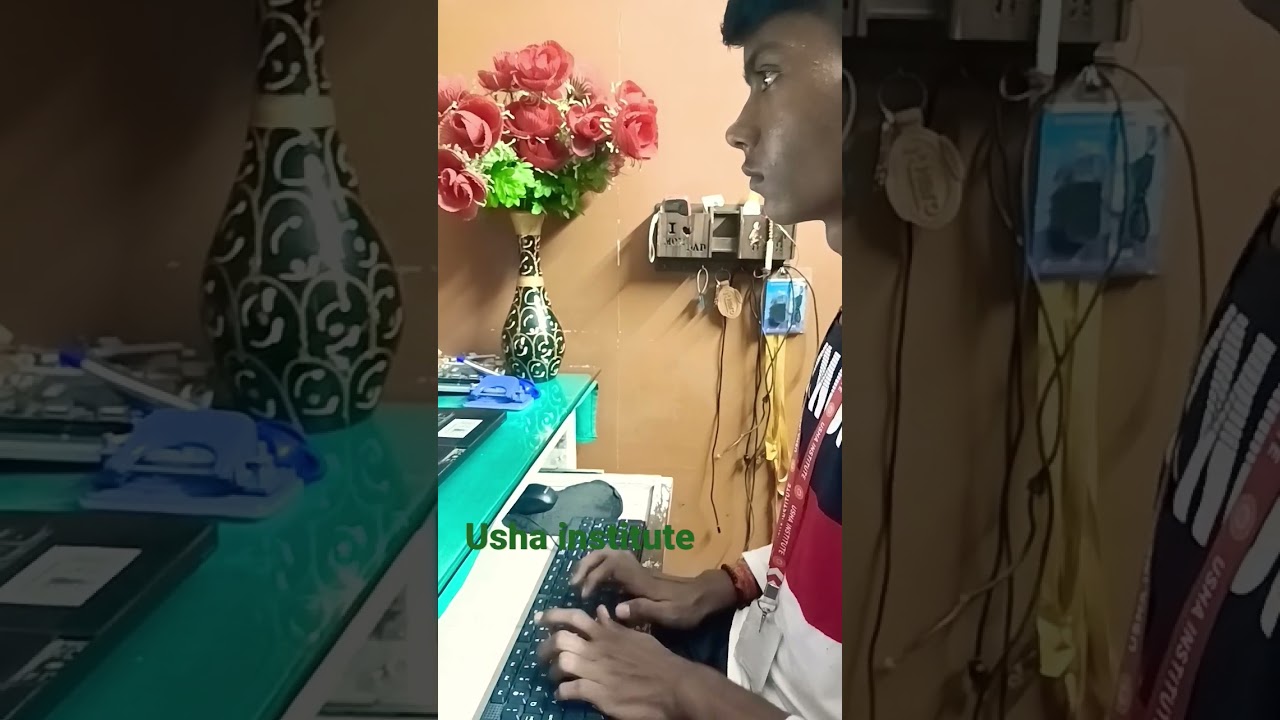 English typing Test online Usha institute Pahasa mau #short #shortvideo #shorts #typing