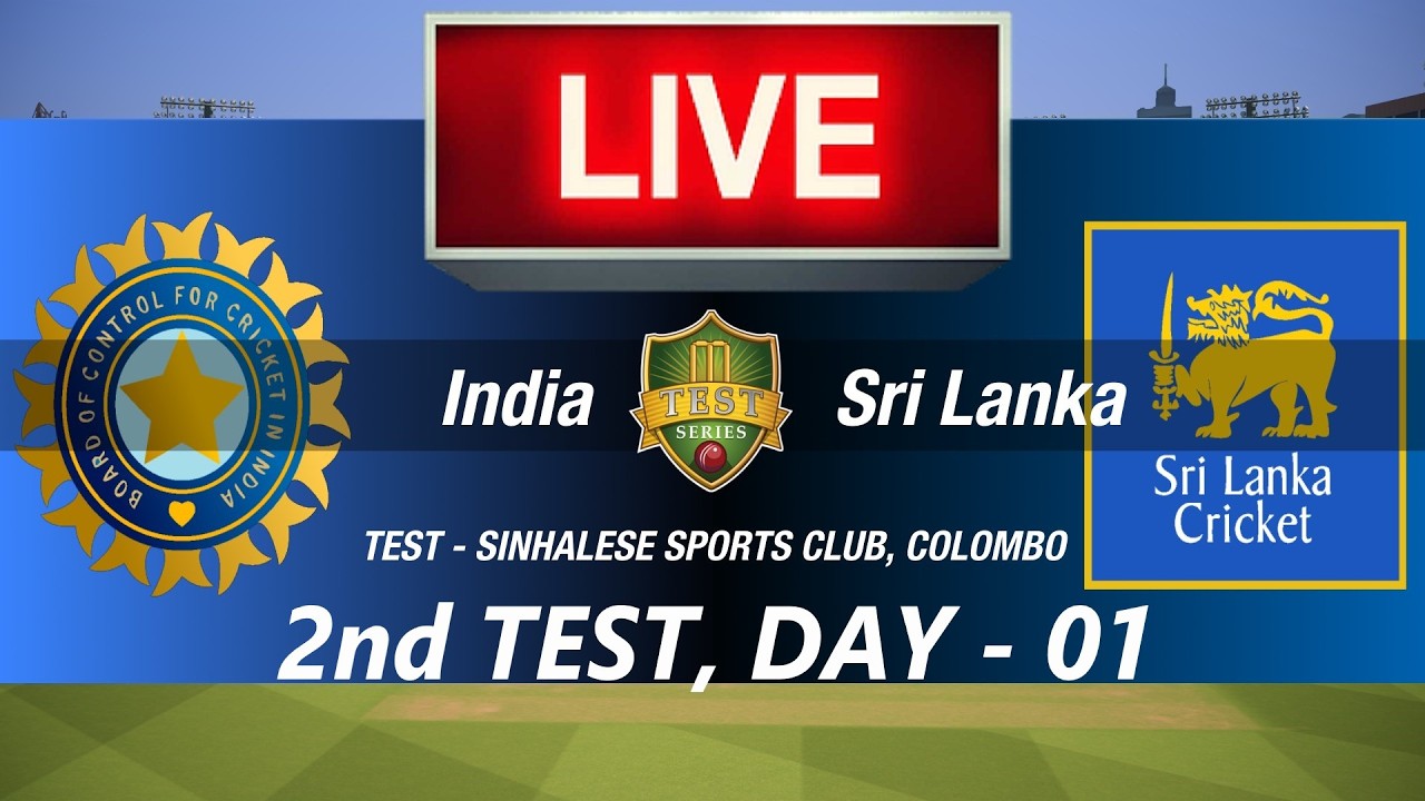 🛑2nd TEST LIVE- INDIA vs SRI LANKA DAY - 1🛑SL vs IND 2026🛑CRICKET 26 GAMEPLAY🛑LIVE STREAMING🏏