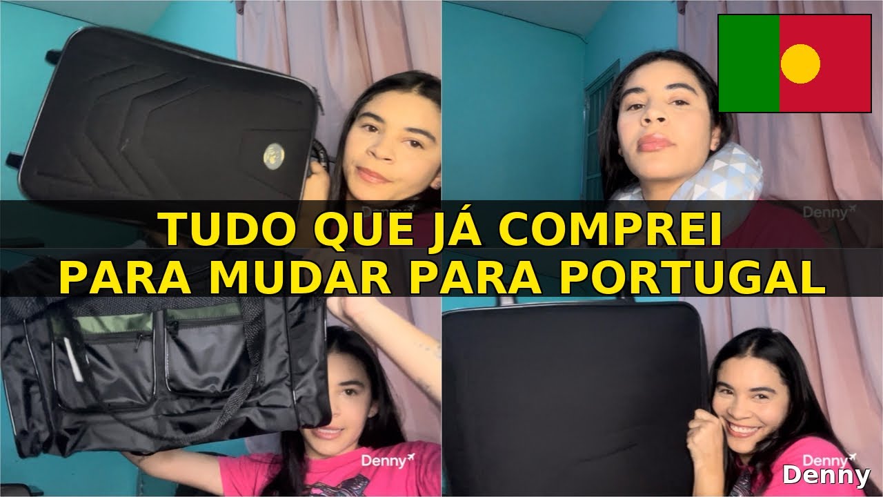 “Tudo que já comprei para a mudança para Portugal ✈️🇵🇹 | Dicas e Preparativos”