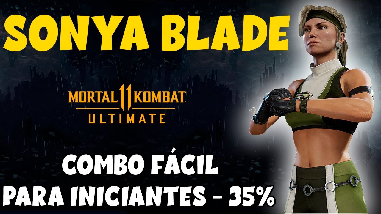 Combo Básico com a Sonya Blade - Tutorial / Guia - Mortal Kombat 11