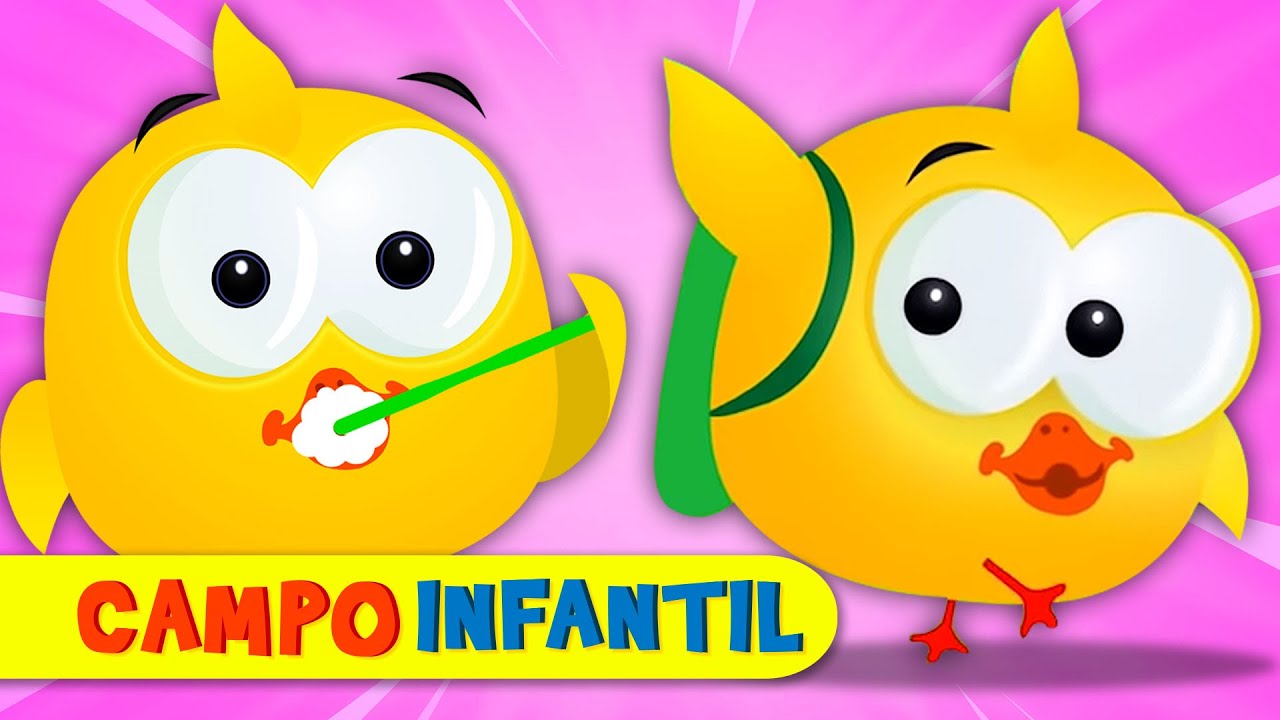 Campo Infantil | Los Patitos Por La Mañana Para Aprender Colores - Diversión para Niños