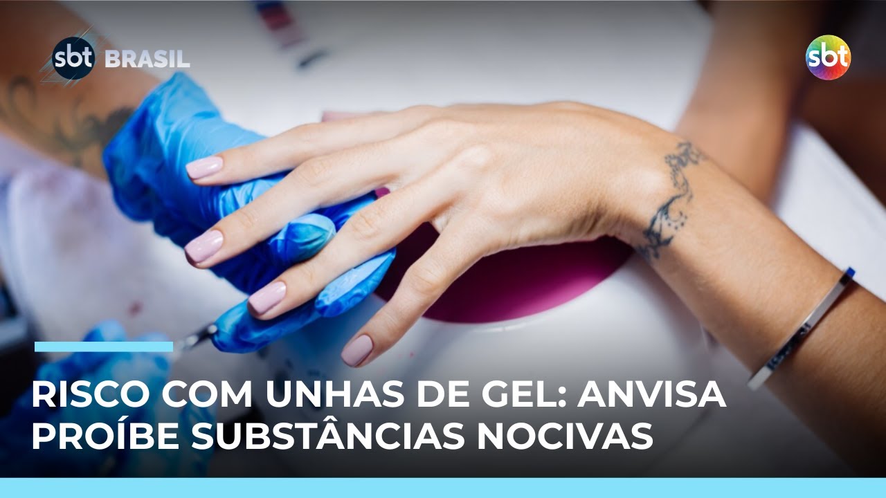 Unhas de gel: Anvisa proíbe substâncias que podem causar câncer e infertilidade | #SBTBrasil