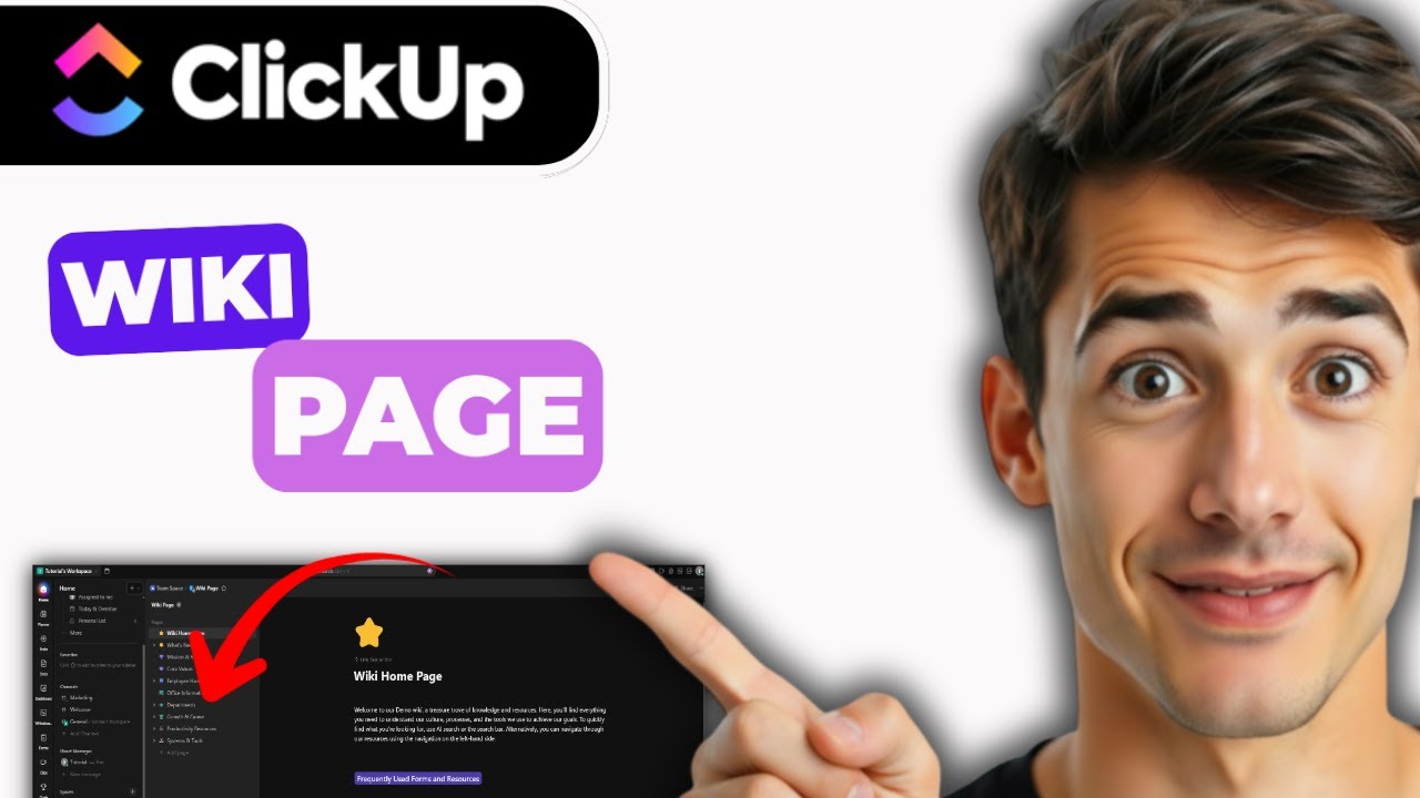 Как создать вики-страницу в ClickUp (самый простой способ) (руководство 2026 года)