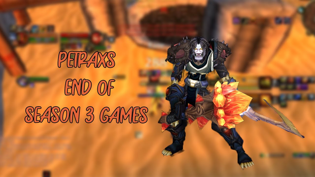 Petraxs - Rank 1 Rogue - Classic TBC Arena PvP - SEASON 3 GAMES I ENDED UP IN 2V1 VS RM