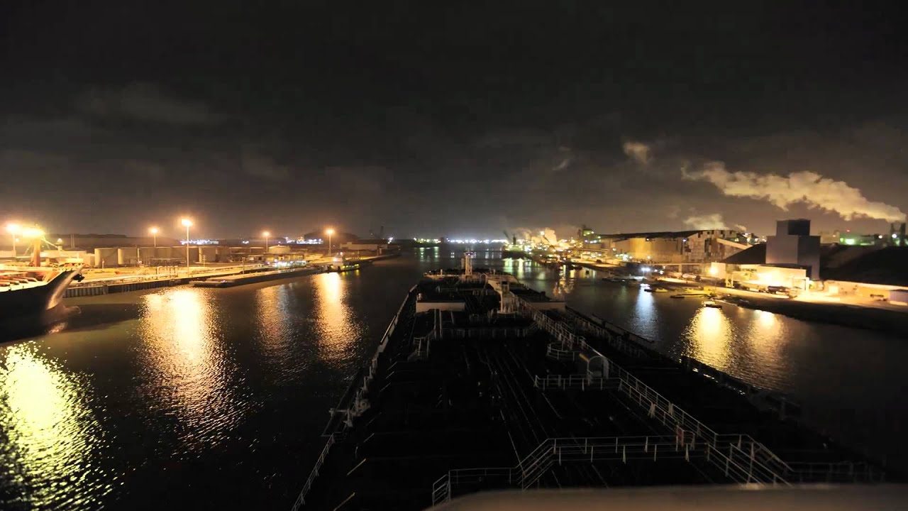Night Run of the Houston Ship Channel