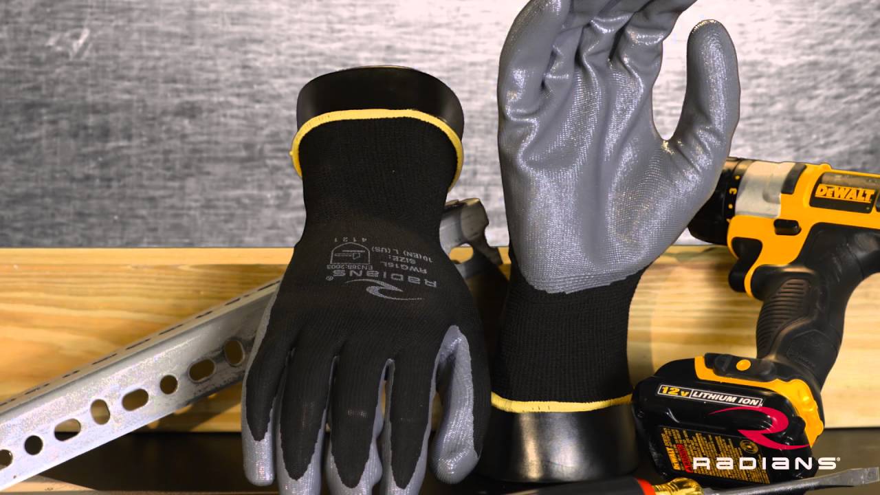 Radians RWG15 Smooth Nitrile Palm Coated Glove