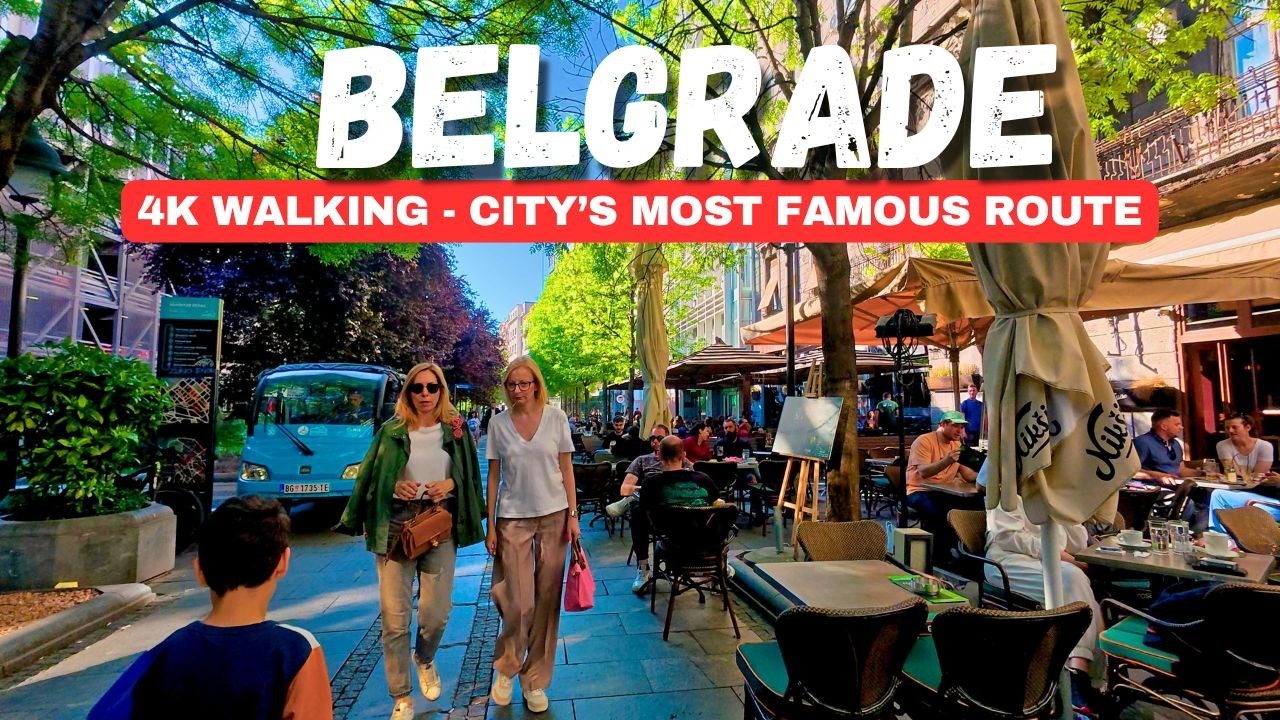 Discover BELGRADE on Foot [4K] | Serbia’s Capital City Walk