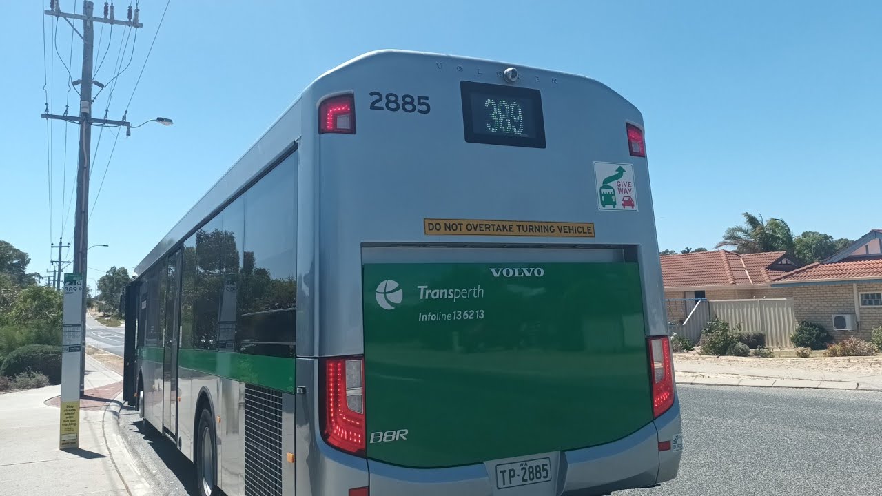 [Wanneroo Road Runner] Transperth Bus Route No. 389 (TP2885) Wanneroo to Perth Busport