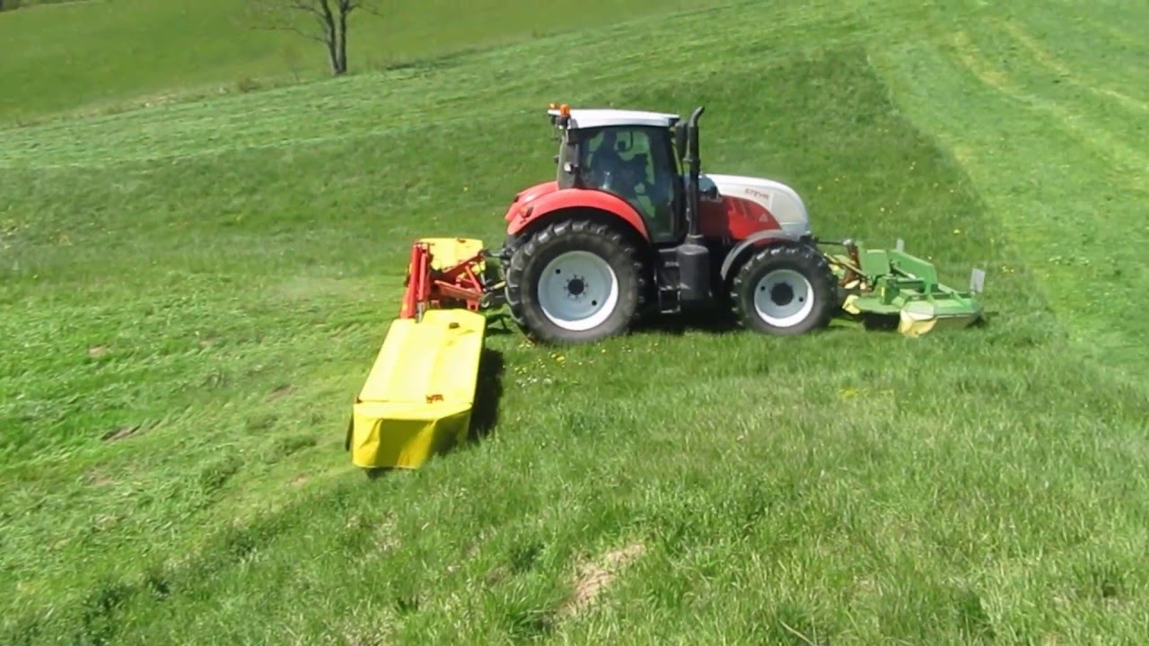 BW-LPG RL#1 -  Mähen und Kreiseln mit Steyr,Case,Pöttinger,Krone und Kuhn