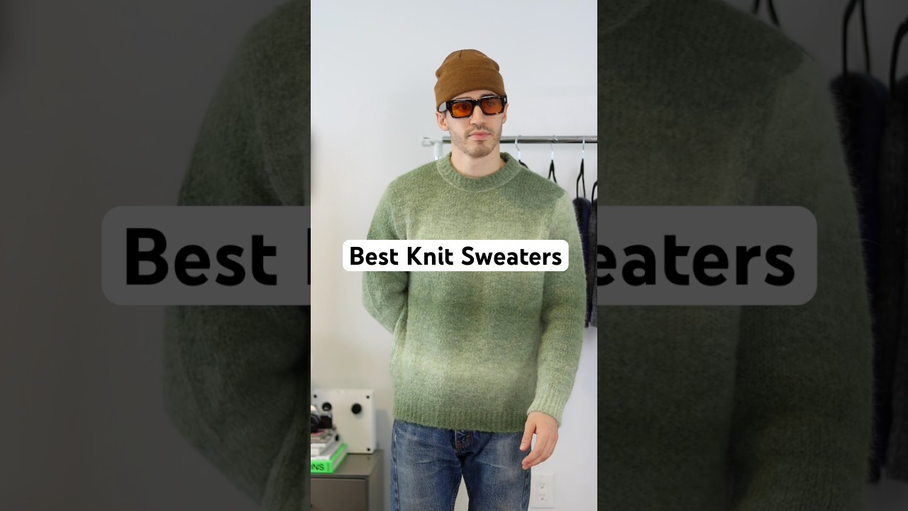 Лучшие вязаные свитера для мужчин #mensfashion