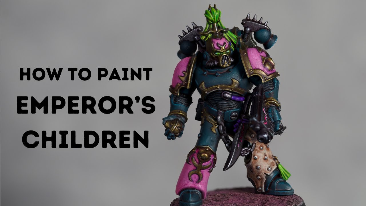 Как нарисовать Детей Императора для Warhammer 40,000