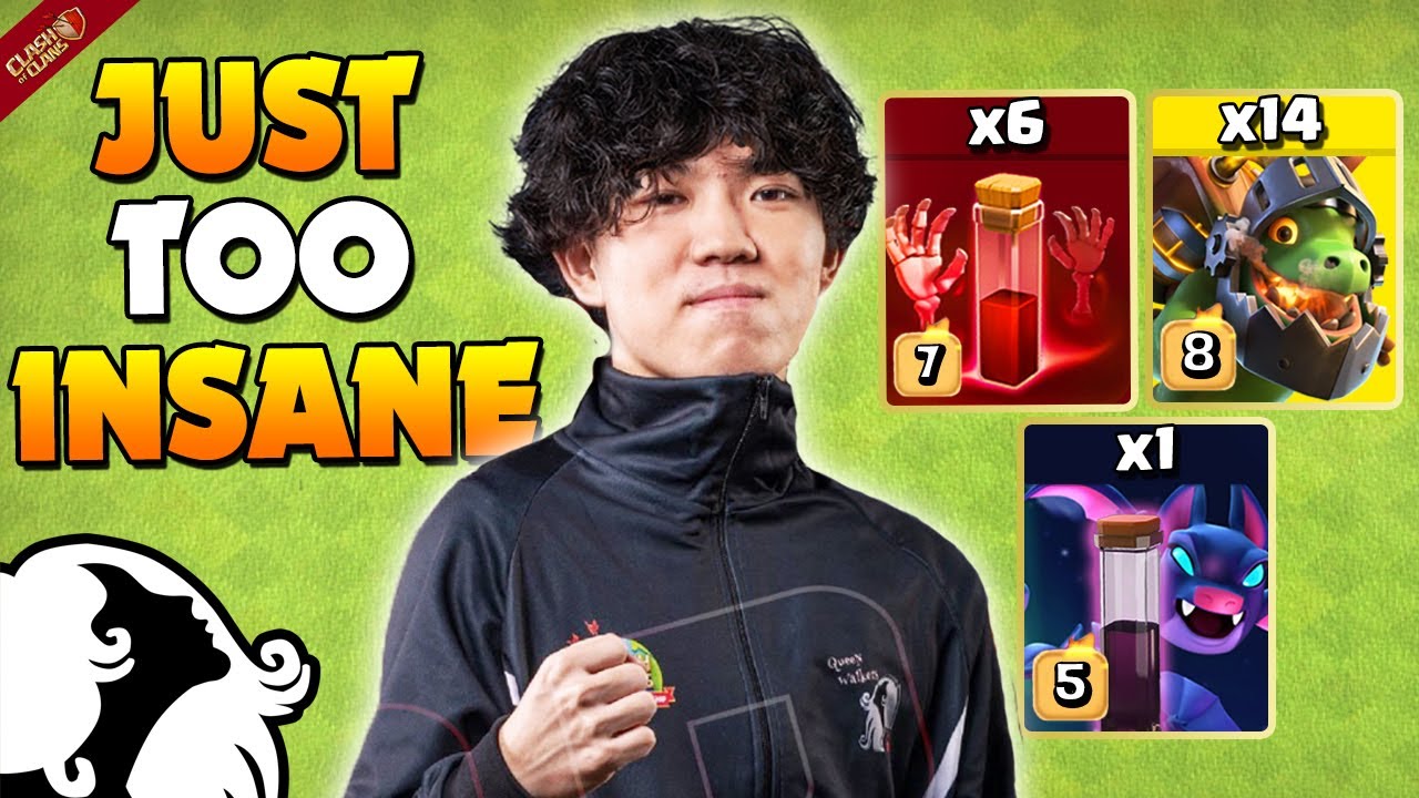 Klaus uses BAT spell with mass INFERNO dragon army