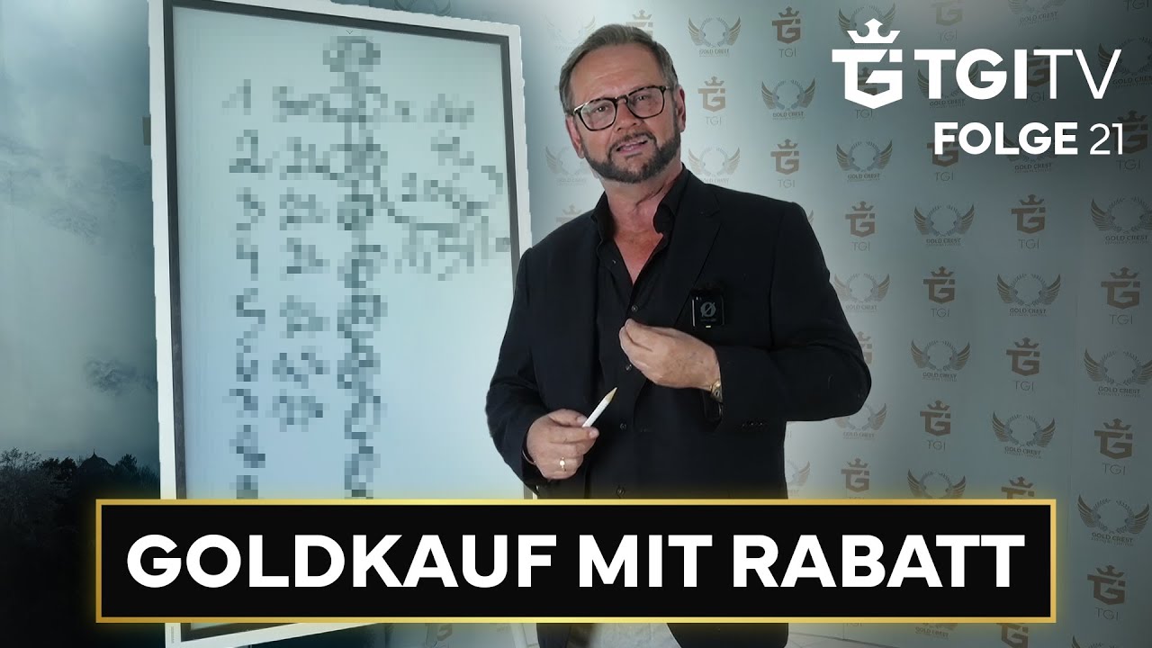 TGI TV 👑 | Folge 21 | Goldkauf mit Rabatt erklärt von Helmut Kaltenegger