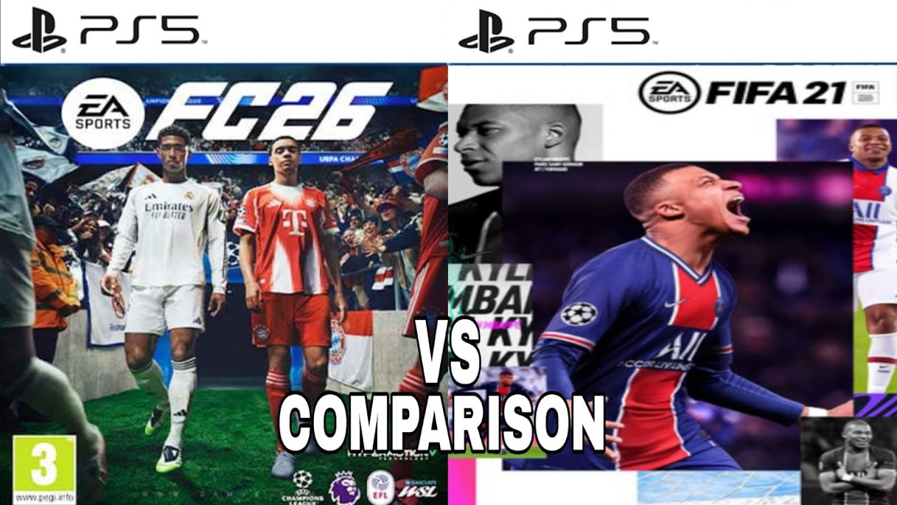 EA FC 26 против FIFA 21 на PS5