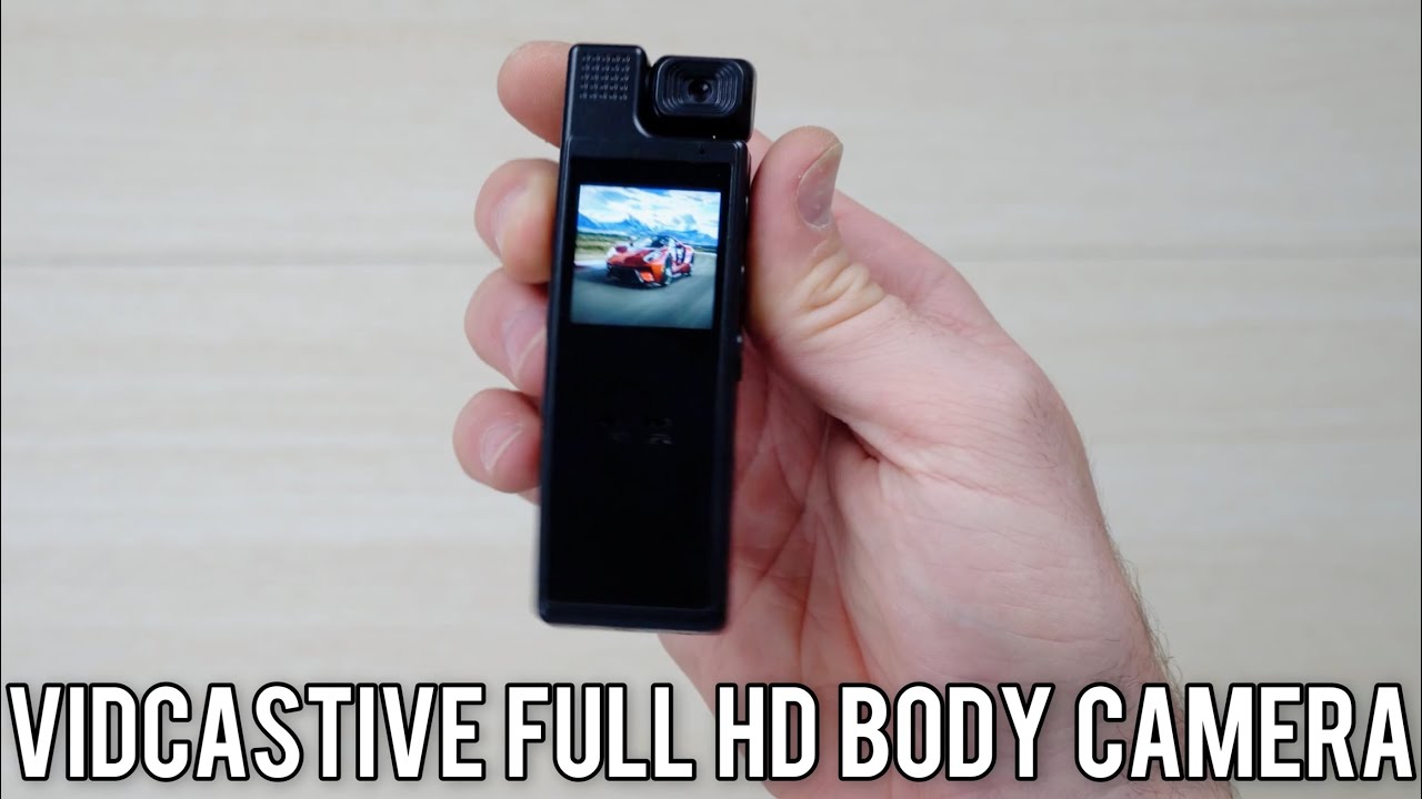 VIDCASTIVE Full HD Body Camera