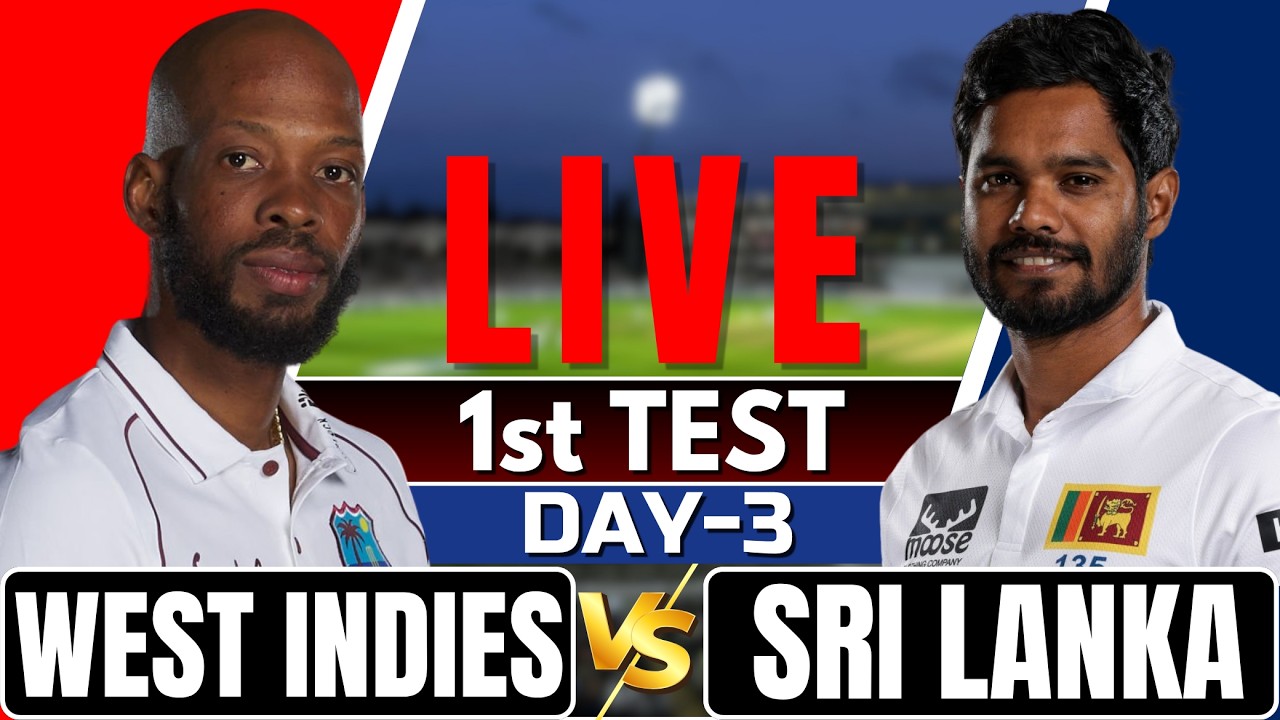 Live: Sri Lanka vs West Indies | 1st Test Day 4 | Live Score & Commentary | Live cricket match today