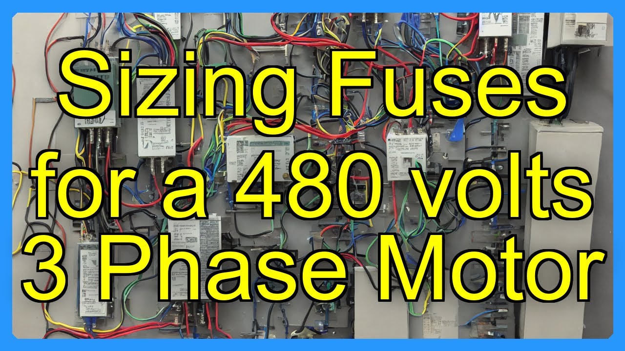 Sizing Fuses for a 480 volts 3 Phase Motor