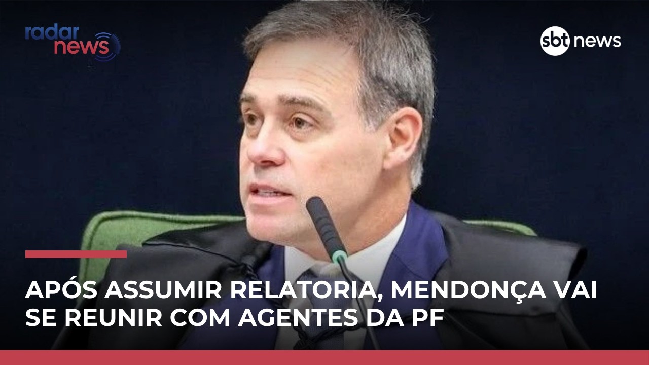 Após assumir relatoria do caso Master, Mendonça vai se reunir com agentes da PF | #RadarNews
