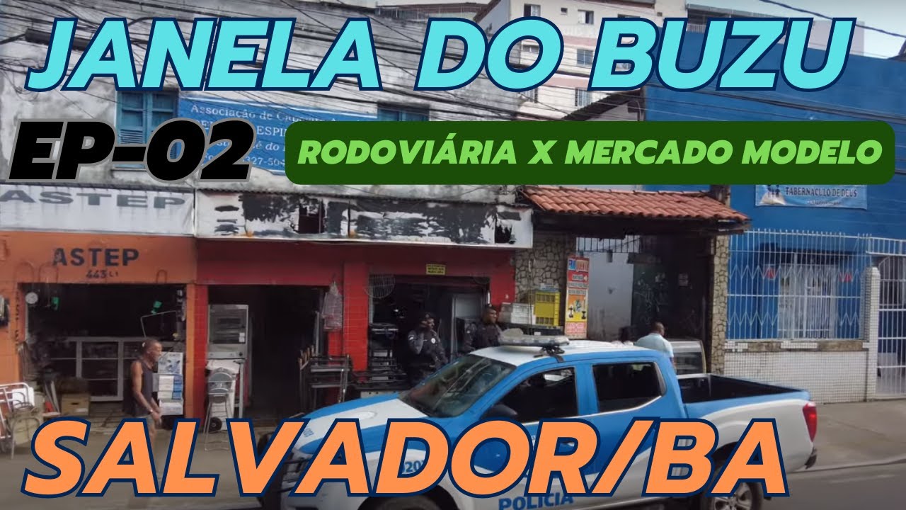 EP-02  VISÃO DA JANELA DO BUZU - SALVADOR BAHIA 🇧🇷 #salvadorbahia #walking(14 JULHO,2023) [4K]