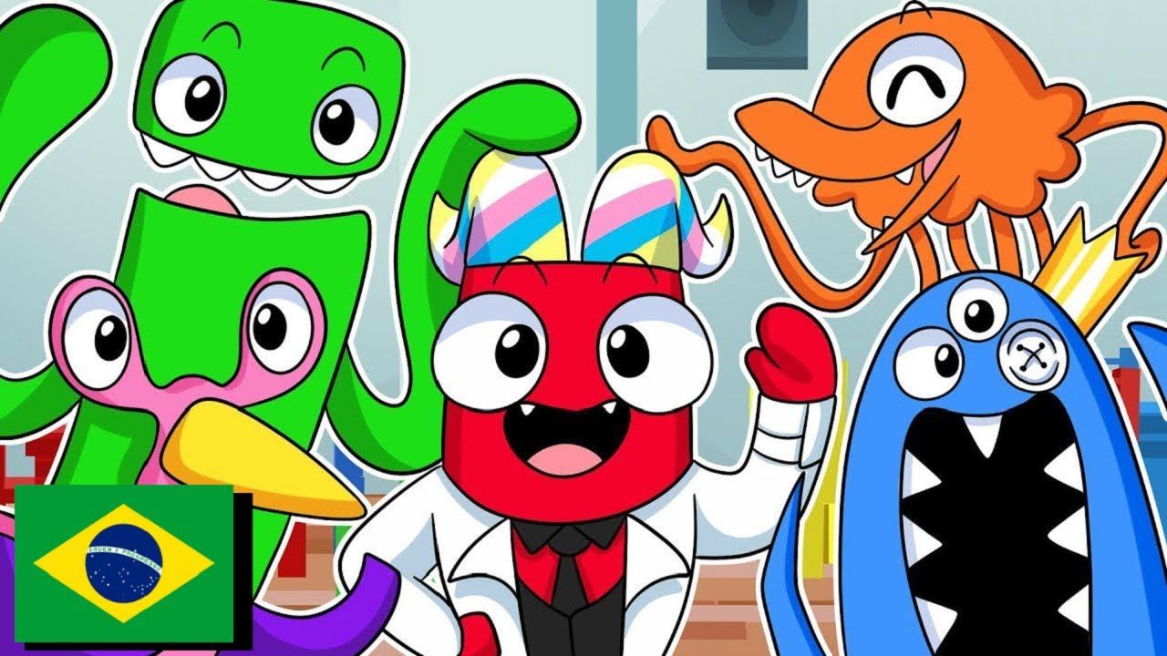 GARTEN OF BANBAN, Mas é RAINBOW FRIENDS (DUBLADO PT-BR) – Garten of BanBan 3 Animação