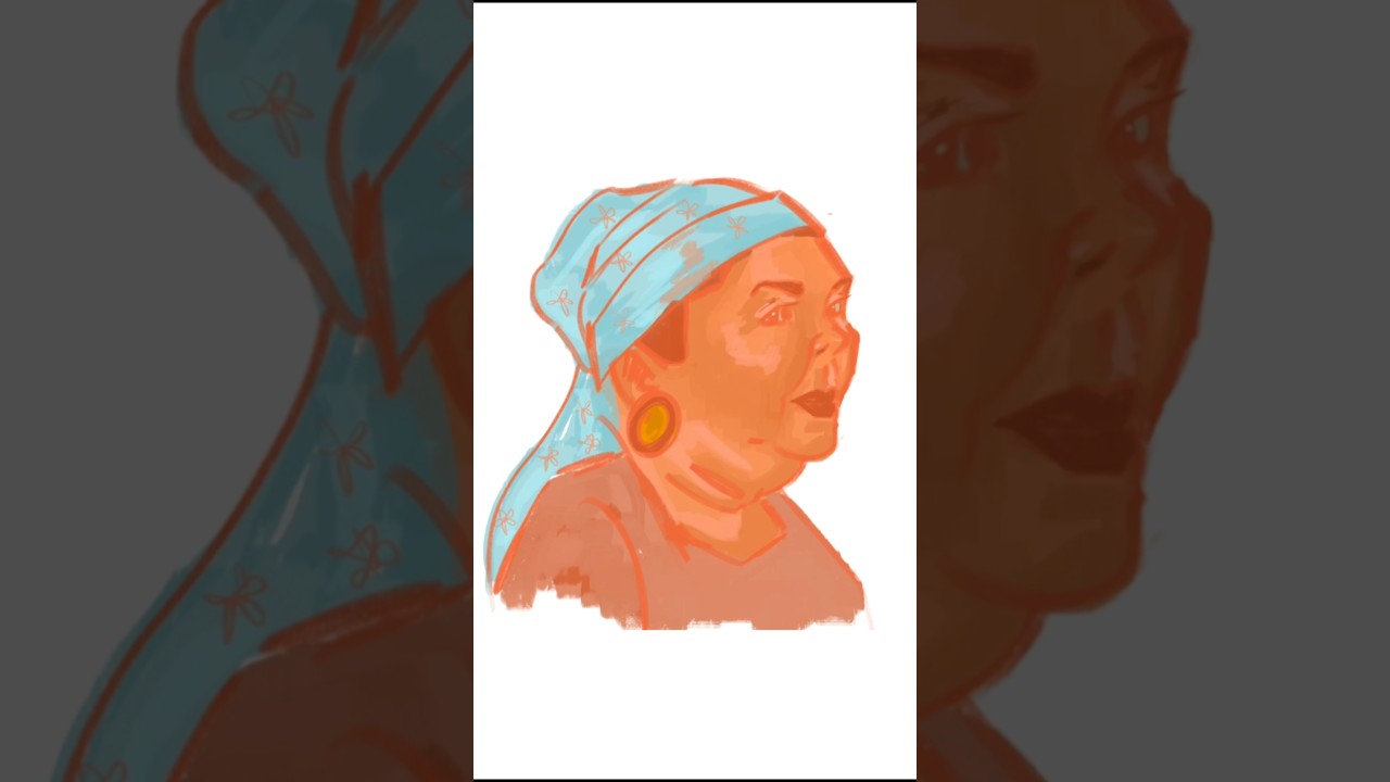 Practice digital sketch along with me | Drawing everyday  