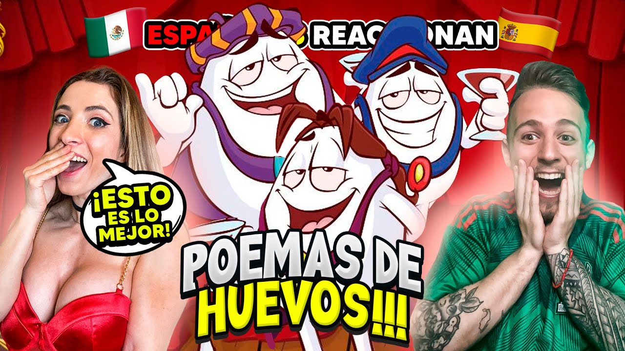 MI NOVIA ESPAÑOLA REACCIONA A HUEVOS POETAS por PRIMERA VEZ!  *NO PARAMOS DE REIR*