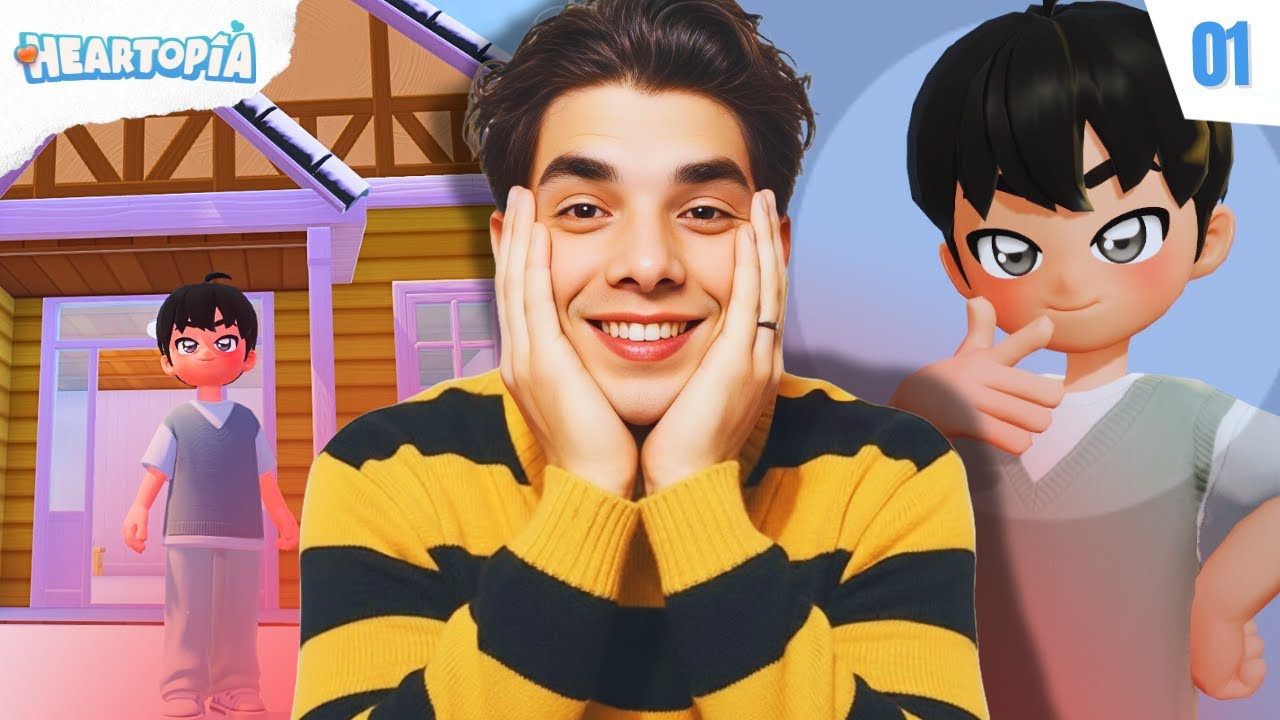 🧁1.01 JOGUEI HEARTOPIA PELA PRIMEIRA VEZ e É O JOGO MAIS FOFO QUE VOCÊ VAI VER HOJE | HEARTOPIA