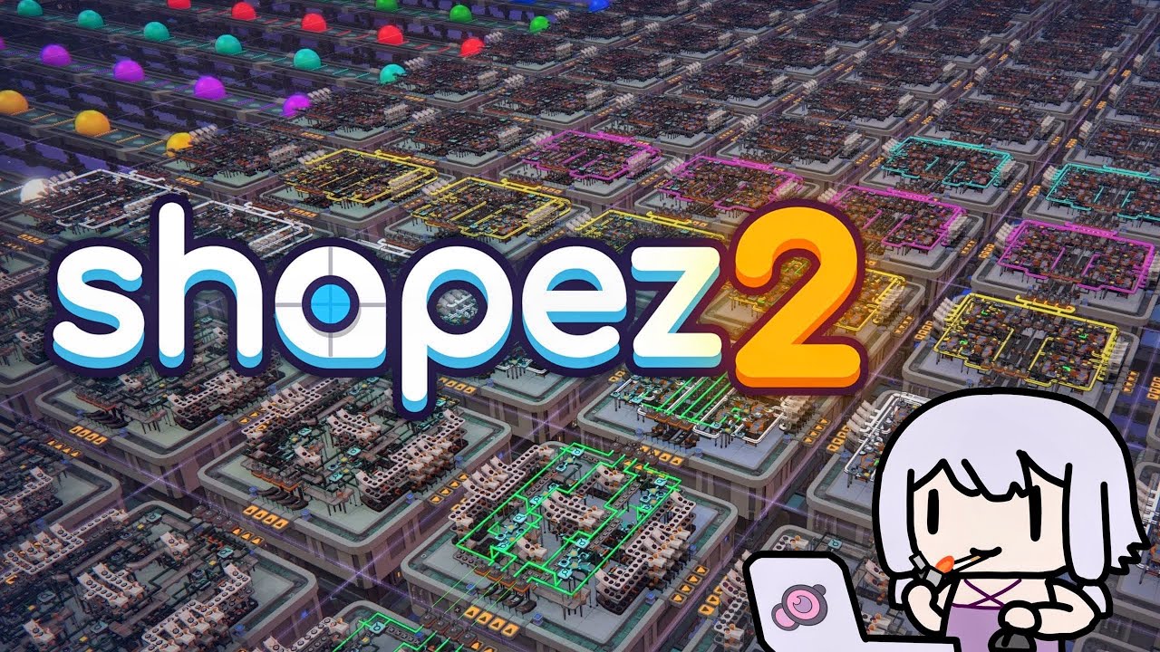 【Shapez 2】宇宙を工場で覆い尽くす