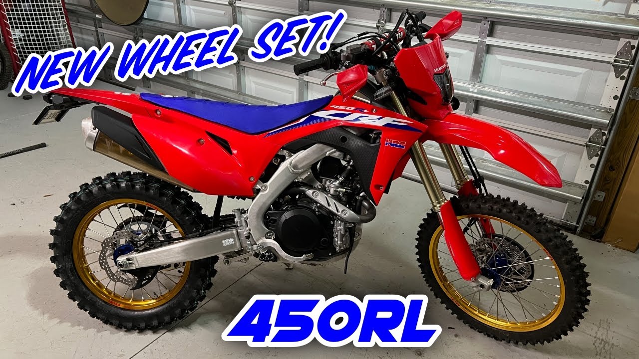 Most expensive CRF450RL upgrade yet?! | INSTALLING CUSTOM WHEELS & TIRES ON MY 2022 HONDA CRF450RL