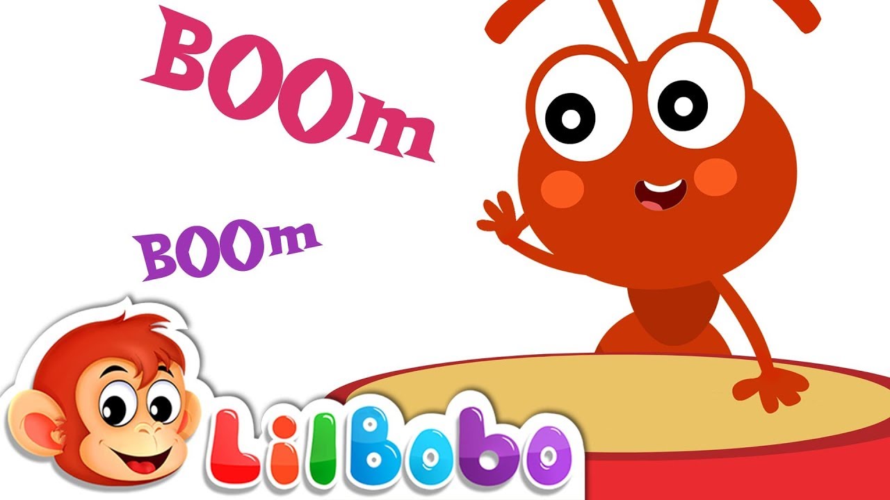 Boom Boom : Ants Go Marching | Little BoBo Nursery Rhymes | Flickbox Kids Songs | Learn Numbers