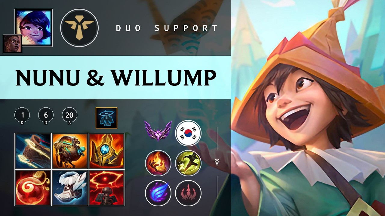 Nunu & Willump Support vs Nami - KR Master Patch 26.03