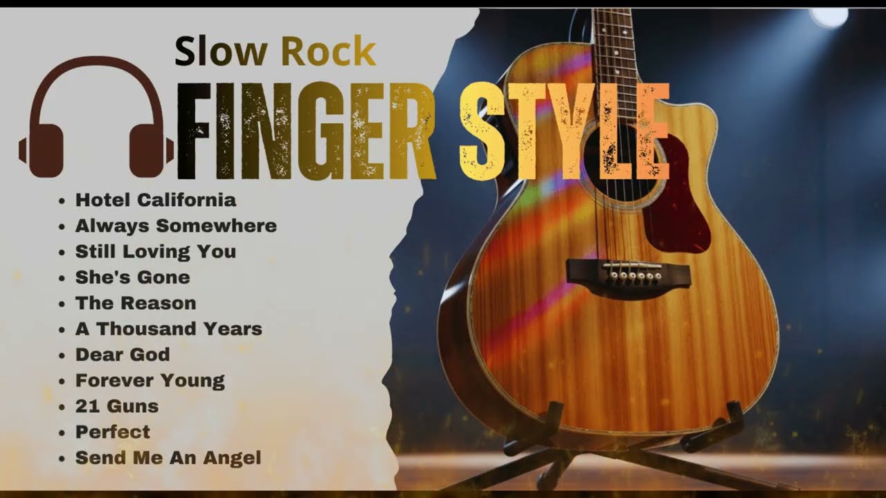 Eternal 70s&ndash;90s Slow Rock Fingerstyle 💔 Acoustic Guitar That Touches the Heart