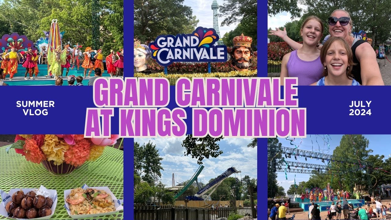 Experience Grand Carnivale at King's Dominion! Plus, Updates on the NEW Winged Coaster for 2025!