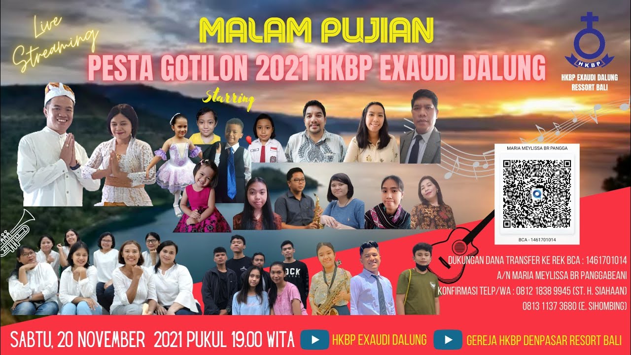 Malam Pujian Pesta Gotilon 2021 HKBP Exaudi Dalung