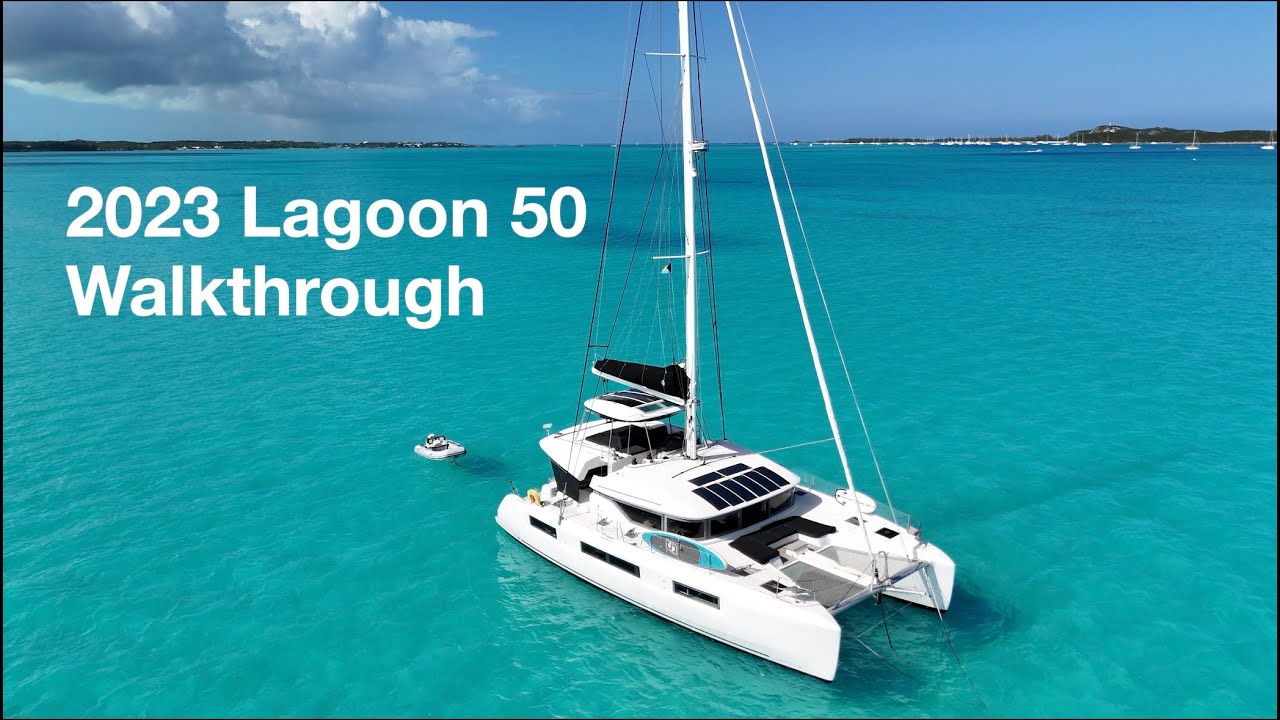 2023 Lagoon 50 Tour | Rare 5-Cabin Owner's Version & Off-Grid Liveaboard Catamaran